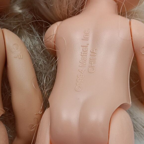 Mattel Barbie 2 Chicken Pox Kelly - Princess & Pauper Kelly No Clothes Vintage - Picture 8 of 13